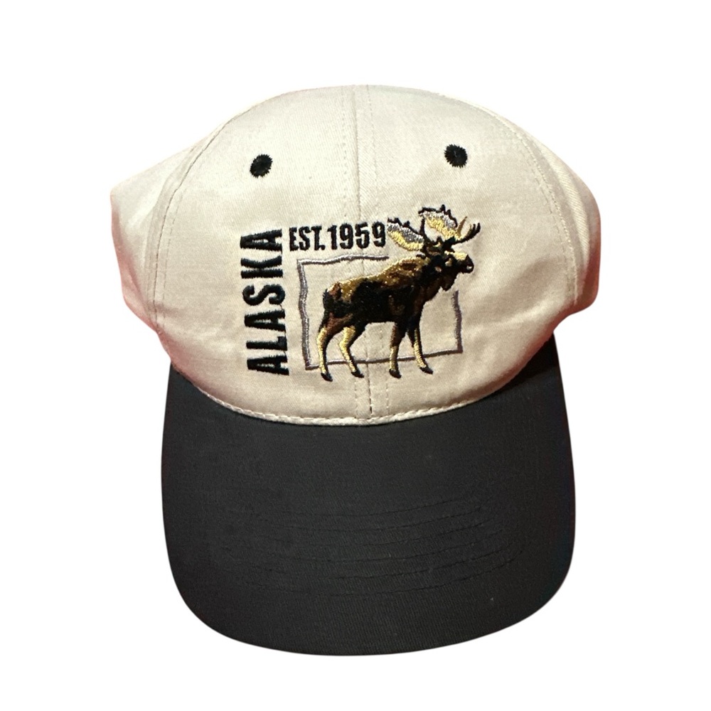 Denali Baseball Cap - Moose, Alaska Est.1959 - 100% Cotton One Size
